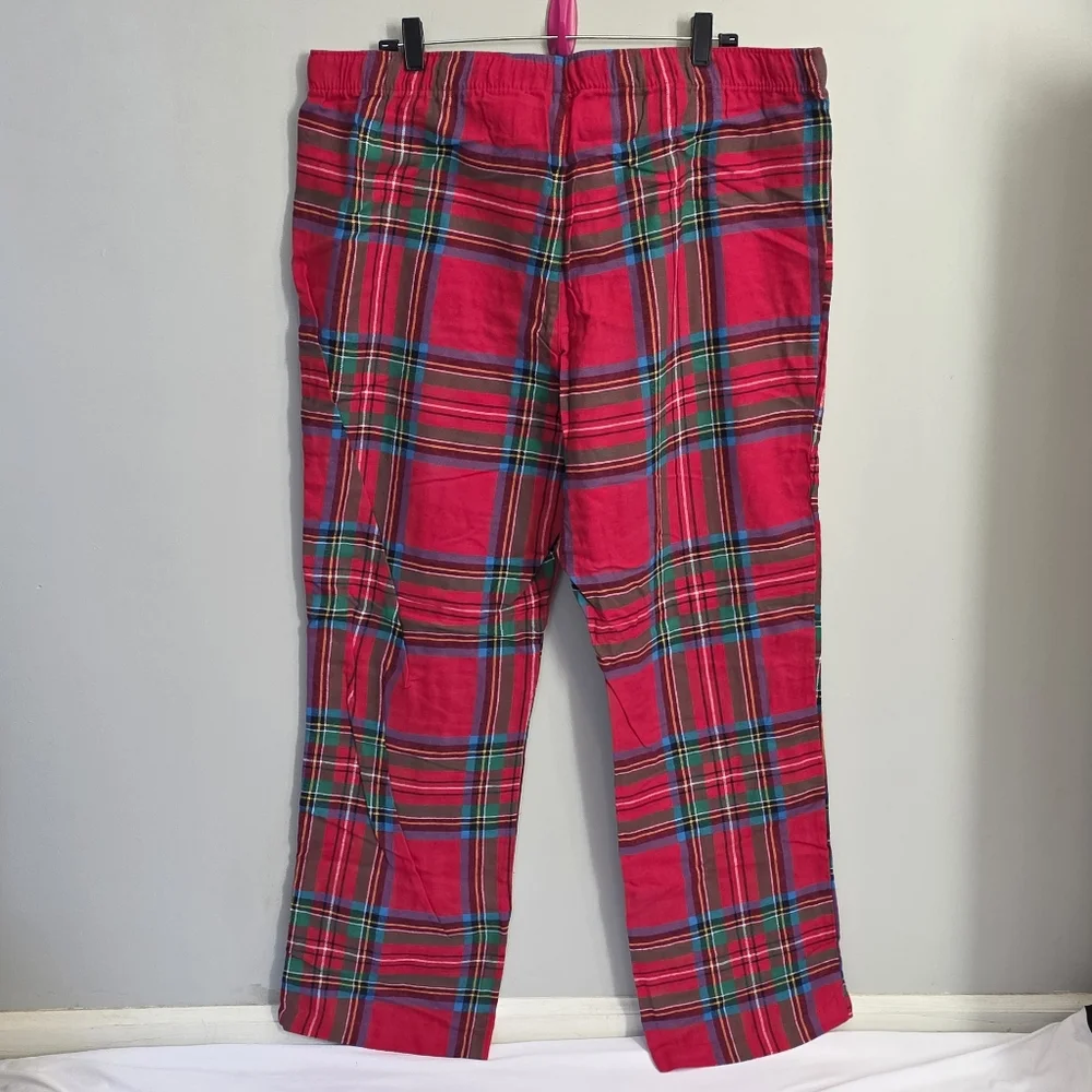 NWT Old Navy Size XL Plaid Red Sleepwear Pants - Picture 6 of 6